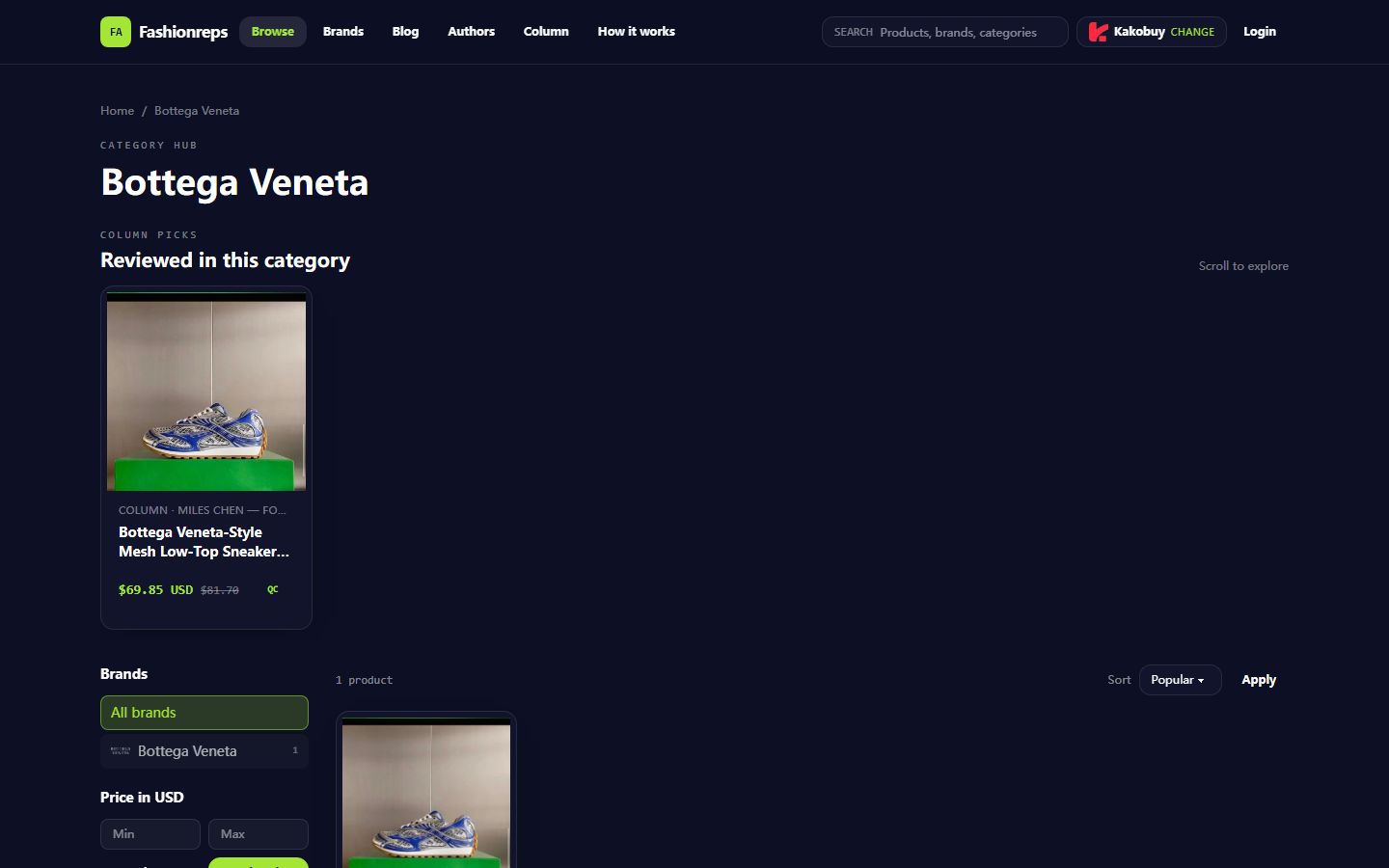 Bottega Veneta Shoes: Verify Box Choice & Shipping Fees