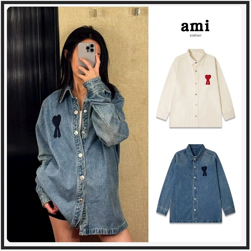 Ami Paris Heart-Embroidered Denim Jacket Review: Calipers, a Luggage Scale and One $45.97 Trucker