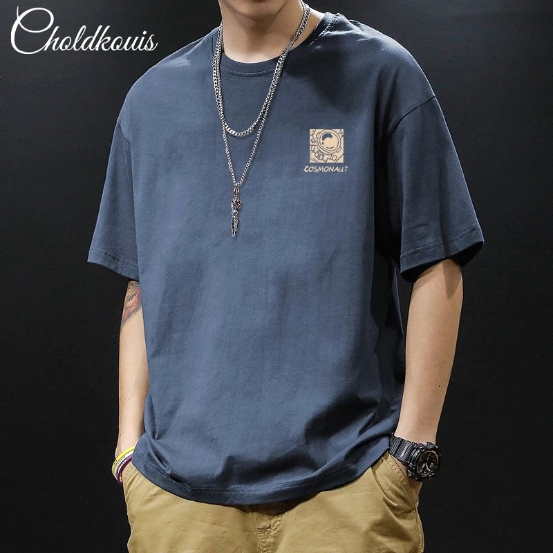 Foreign Trade Blue T-Shirt in Casual Streetwear Style Review