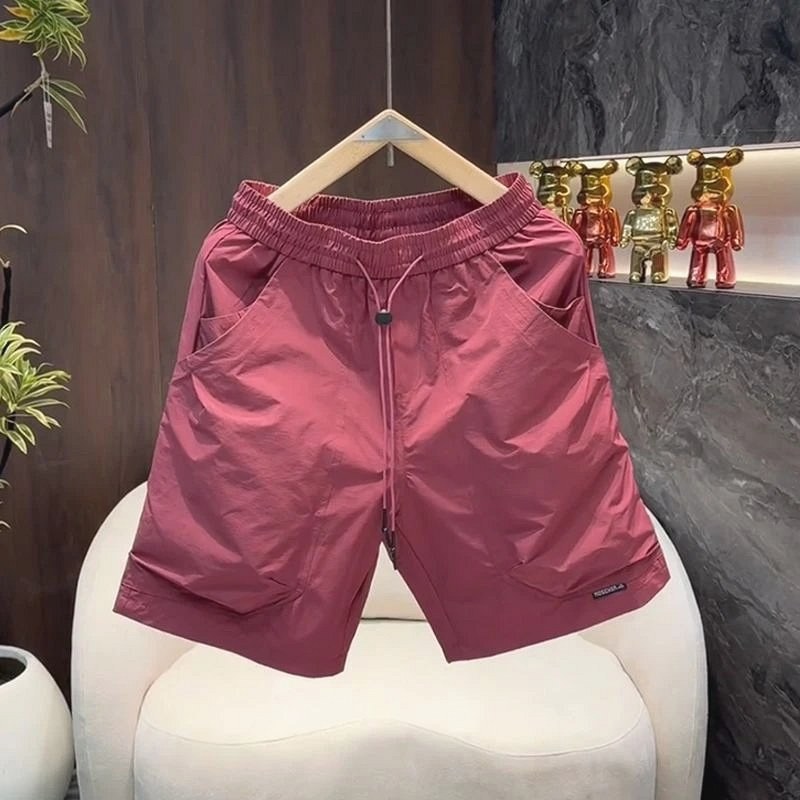 Foreign Trade Red Shorts Review: Thin Drawstring Summer Short, Hands-On Tested