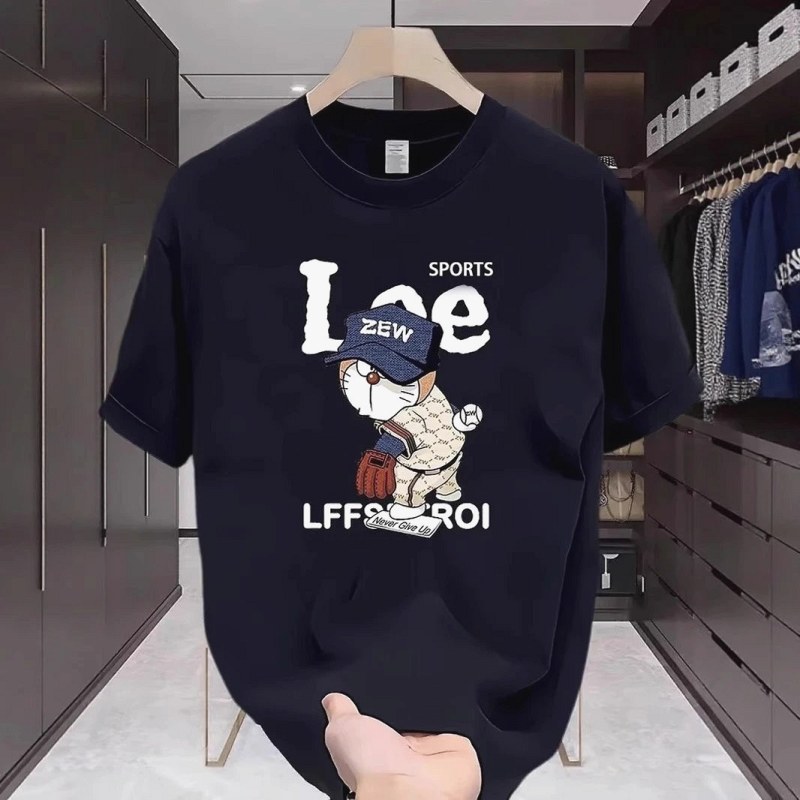 Lee Black T-Shirt in Casual Streetwear Style Review: Four Print Placements, One 180–250g Spec Band