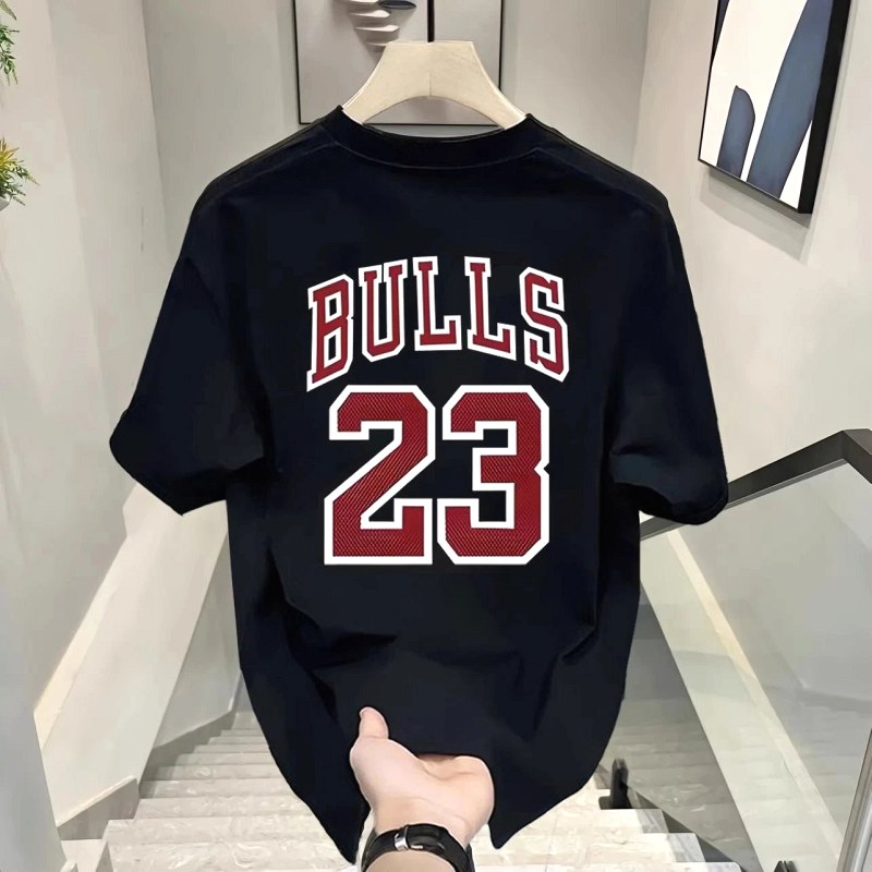 NBA Black T-Shirt Review: Bulls 23 Cotton Crew-Neck Tested