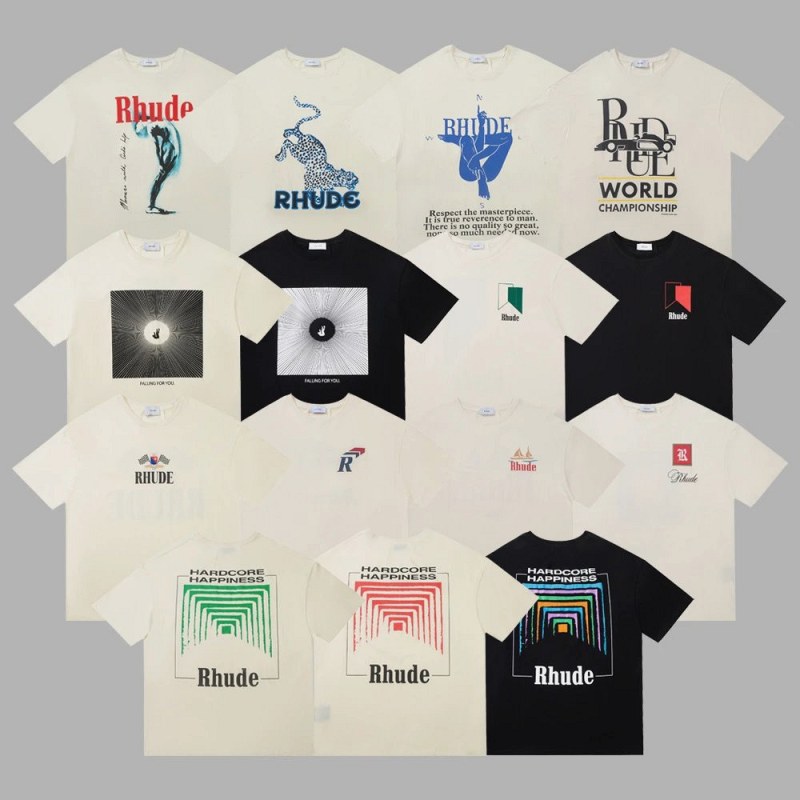 Rhude Multicolor T-Shirt Collection Review: Only Five of 42 Codes Are Actually Two-Tone
