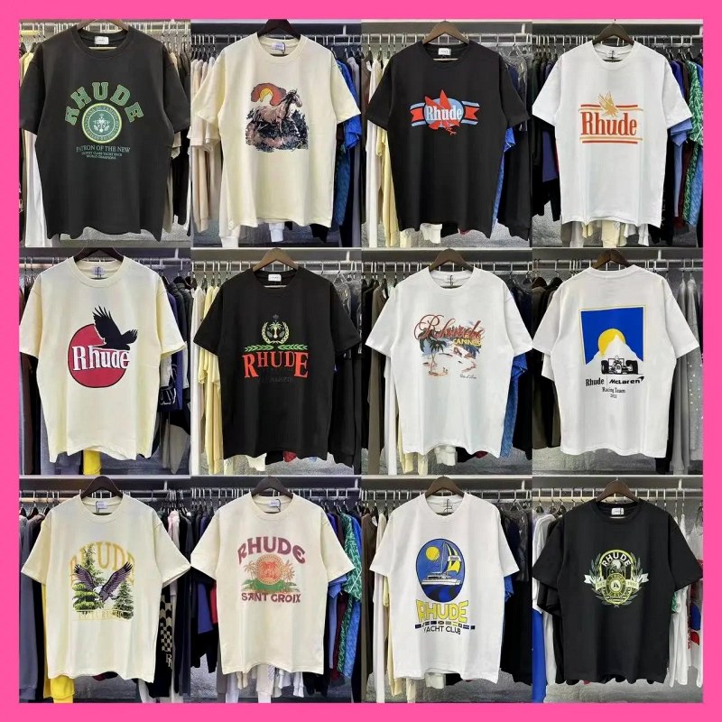 Rhude Streetwear T-Shirt Collection Review: Oversized 220 gsm Tees, Measured